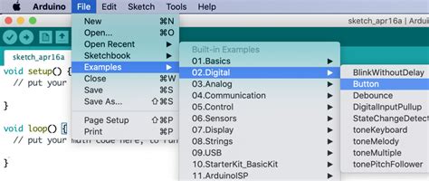 Image result for Arduino Button Input Code Examples