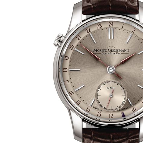 Moritz Grossmann BENU GMT White Gold Champagne Dial - Premium German ...