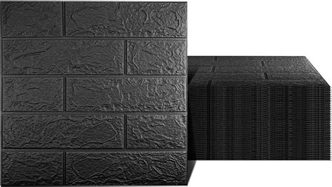 Sodeno 40 PCS Black 3D Wall Panels, 58 sq.feet Coverage India | Ubuy