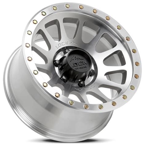 （取り寄せ対応！）Lock Off-Road YOSEMITE ロック オフロード 17インチ ホイール （マシーンフェイスポリッシュ ...