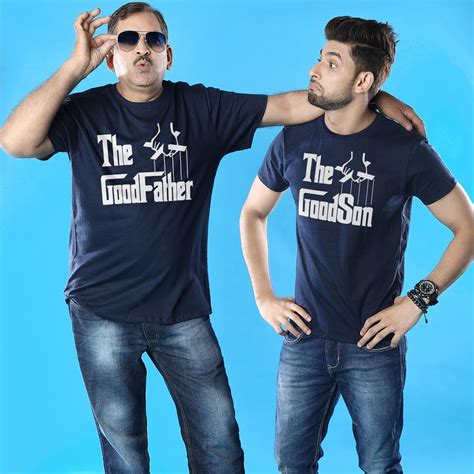 The Good Father Dad And Son Matching Adult Tshirt - BonOrganik