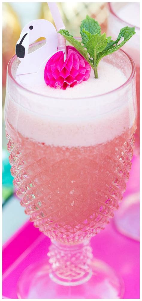 Pink Flamingo Punch Cocktail | Pink flamingo drink recipe, Punch ...