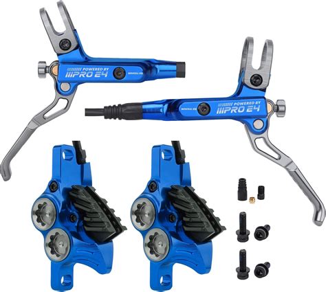 Amazon.com : JFOYH Upgraded E4 MTB 4 Pistons Hydraulic Disc Brake Set ...