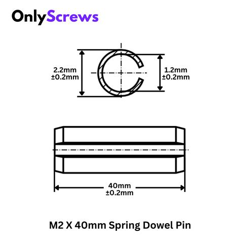 Spring Dowel Pins – OnlyScrews