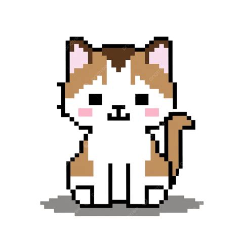 Cute Pixel Art Cat, Cat Clipart, Art Clipart PNG Transparent Image and ...