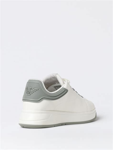 EMPORIO ARMANI: Shoes men - White | Emporio Armani sneakers X4X264XN001 ...