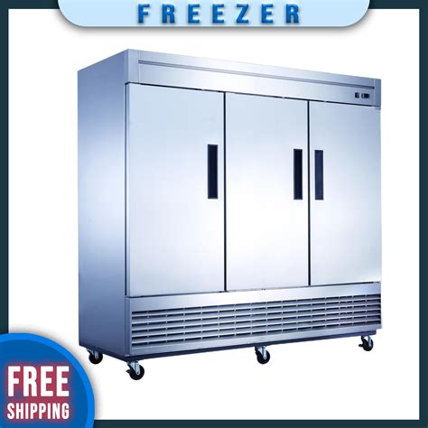 81" 3 Door Reach-In Freezer California – Cooker & Cooler Online Store