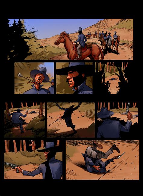 ArtStation - Wild Wild West comic