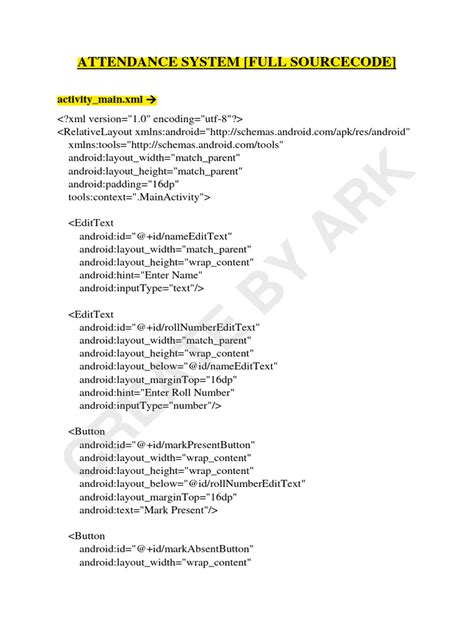 Student Attendance C Source Code 的图像结果