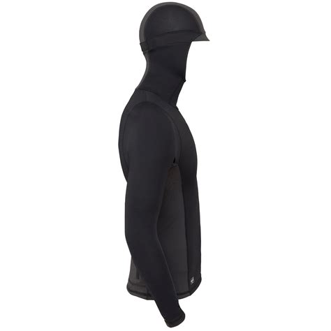 Men's Surfing UV Rash Guards 500 Long Sleeve - Black