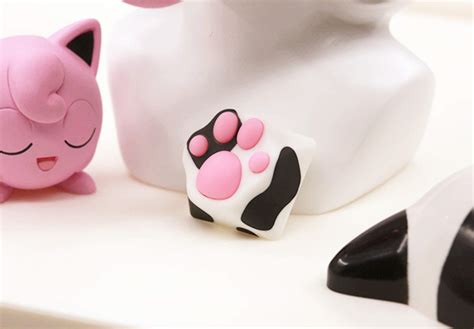 ZOMOPLUS Cute Cat Paw Keycap,Squishy Paw Custom Keycap-1pc Keycap for ...