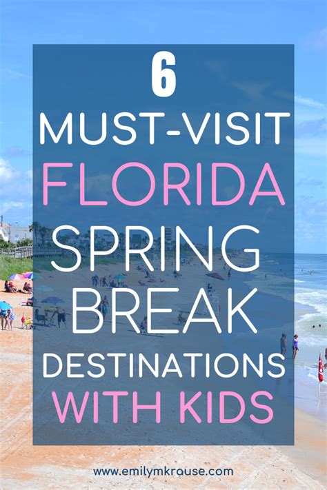 Florida Spring Break Destinations 的图像结果