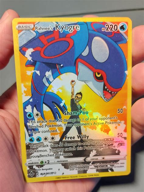 Pokemon Kyogre Card