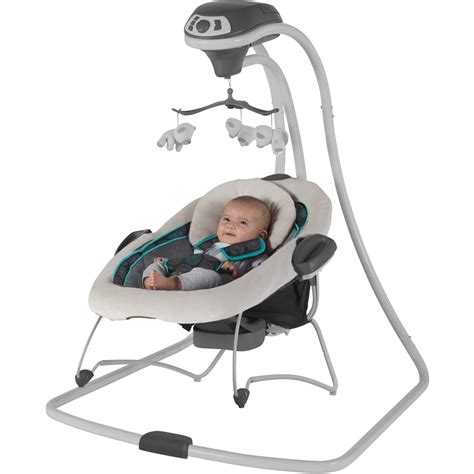 Graco DuetConnect Swing Baby Bouncer Bristol Removable Portable Kids ...