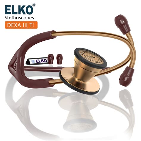 ELKO DEXA III Ti Titanium Stethoscope - Rose Gold – ELKO Healthcare