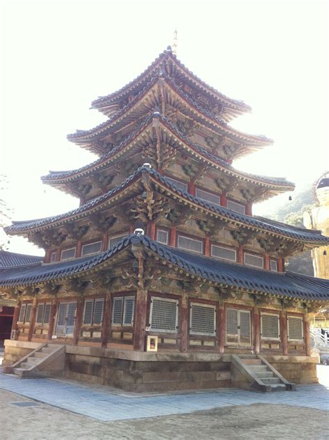 Beopjusa Palsangjeon in Korea, this is wooden pagodas . It was built ...