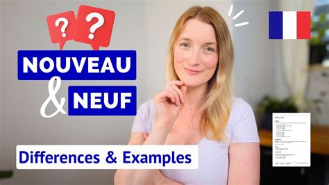 Nouveau vs Neuf (New) - French Online Language Courses | The Perfect ...