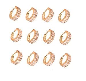 fashion accessories Surgical Steel 8mm No Rusting Clip-On Non-Pierced ...