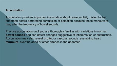 Assessment of the abdomen | PPTX