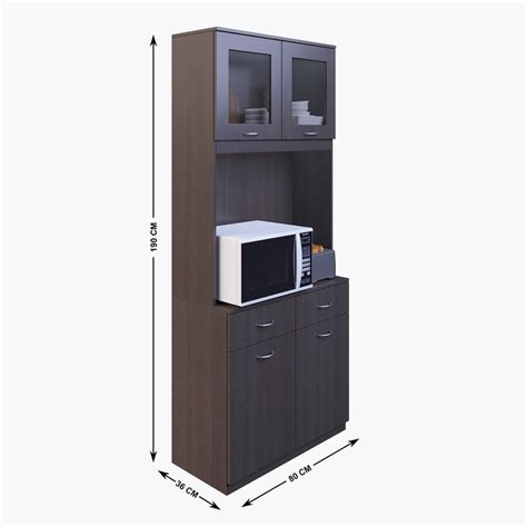 Buy Helios Vajilla Buffet Hutch - Brown from Helios by Home Centre at ...