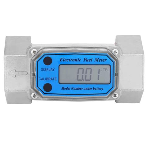 Buy Roadiress Mini Digital Turbine Flowmeter, Diesel Fuel Flow Meter 15 ...