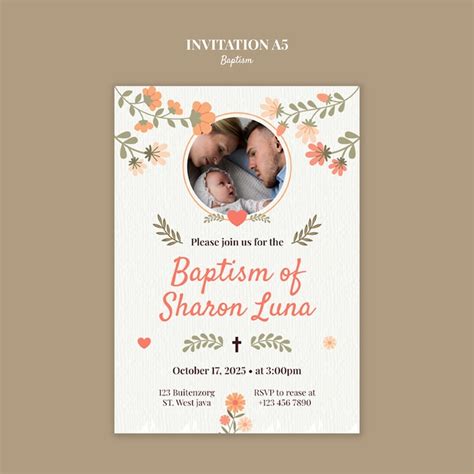 Affiche Bapteme PSD, modèles PSD gratuits de haute qualité à ...
