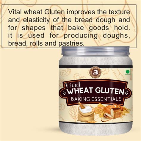Brew Lab Vital Wheat Gluten Flour 250gm (250 g)