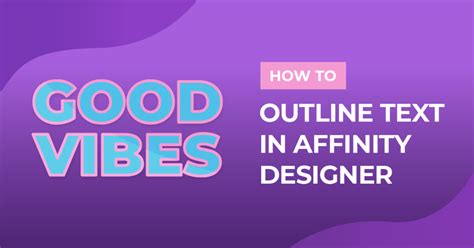 Image result for Affinity Designer Outline Text