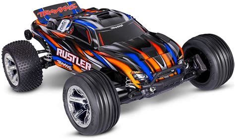 TRAXXAS RUSTLER 1/10 2WD HD BL-2S BRUSHLESS STADIUM-TRUCK ORANGE RTR