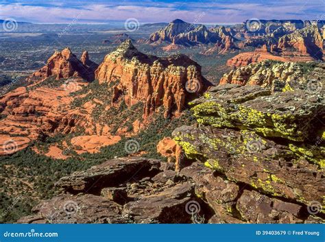 Oak Creek Canyon Near Sedona, Arizona Stock Photography | CartoonDealer ...