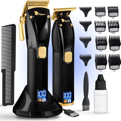 Amazon.com: Fagaci Professional Hair Clippers for Men Set Turbo Power ...