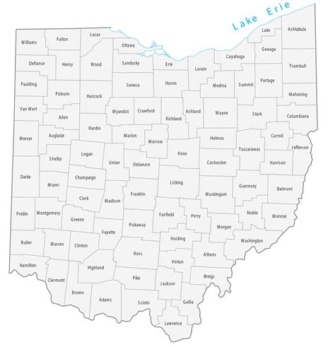 Counties Of Ohio