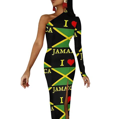 Jamaican Flag Roundel Air Force Bodycon Dress Womens Night Club Maxi ...