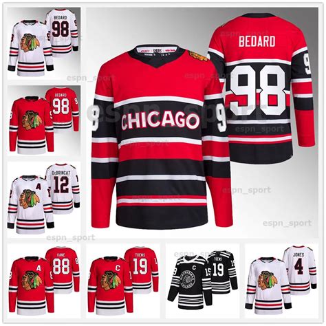 Chicago Blackhawks Jersey NHL Reverse Retro, Bedard, Hall, Toews & More ...