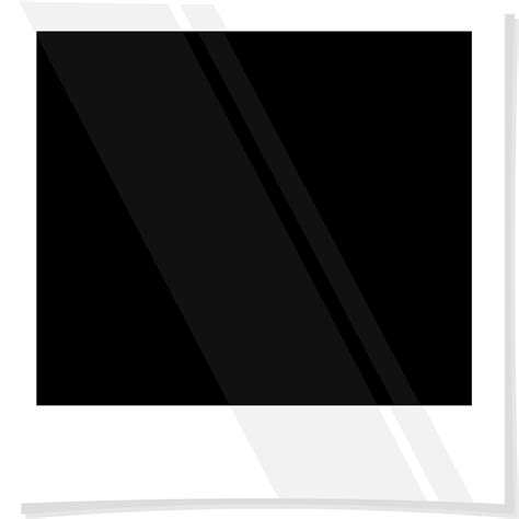 Square Photo in Black 18972478 PNG