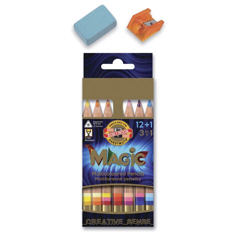Magic Artist Multicoloured Natural Pencils Set of 12+1