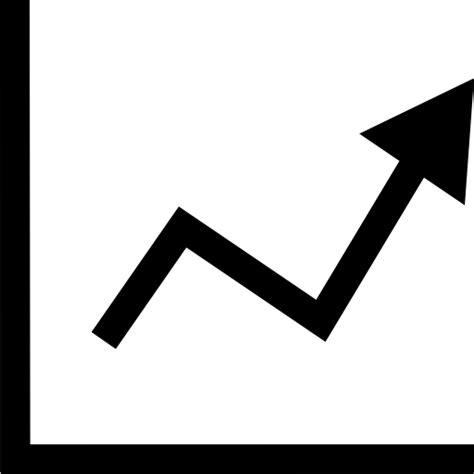 Line chart - Free business icons