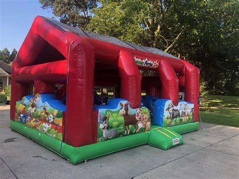 Barnyard Petting Zoo Inflatable Rental for Parties and Events