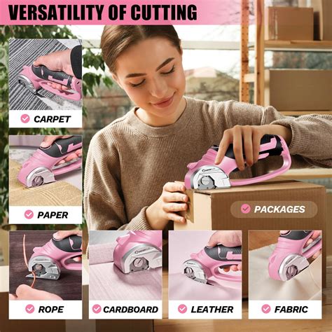 ZEITE Tools Cardboard Cutter, Rechargeable Cordless Electric Scissors ...