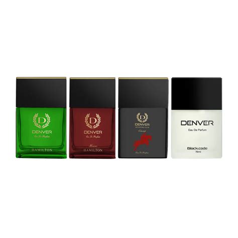 Denver Pack of 4 Perfumes (Hamilton + Champ + Black Code + Honour ...
