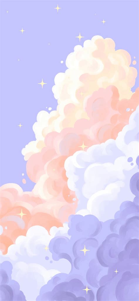 Aesthetic Clouds Purple Wallpapers - Clouds Wallpaper iPhone ☁︎