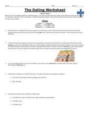 Image result for Absolute Dating Worksheet Answers