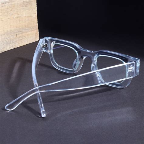 Vintage V1 Clear Square Frames – Order Now at GoGlassic – Go Glassic