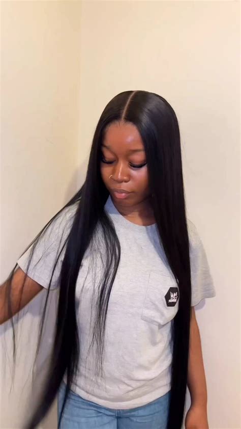 Pin by ♛ on •• SLAYED in 2024 | Front lace wigs human hair, Quick weave ...