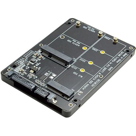CableCC 2 in 1 Combo M.2 NGFF B-key & mSATA SSD to SATA 3.0 Adapter ...