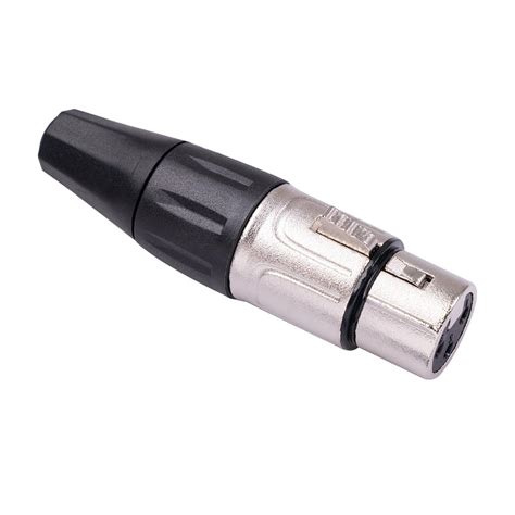 3 Pin XLR Solder Type Connector 5 Male and 5 Female Plug Cable Connect ...