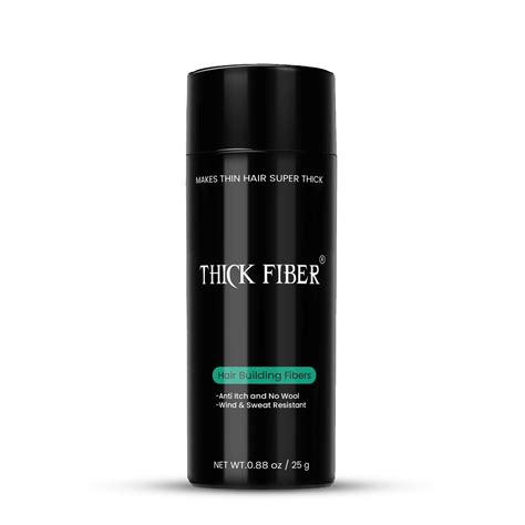 THICK FIBER Hair Building Fibers 12g – Single Bottle