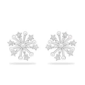 OVANA 92.5 Sterling Silver Stardust Pearl Earrings | Classy and ...