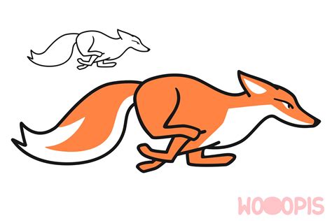 Cartoon Fox Running