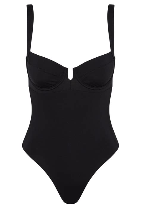 Clovelly One Piece - Black in 2025 | Monday swimwear, One piece, Swimsuits
